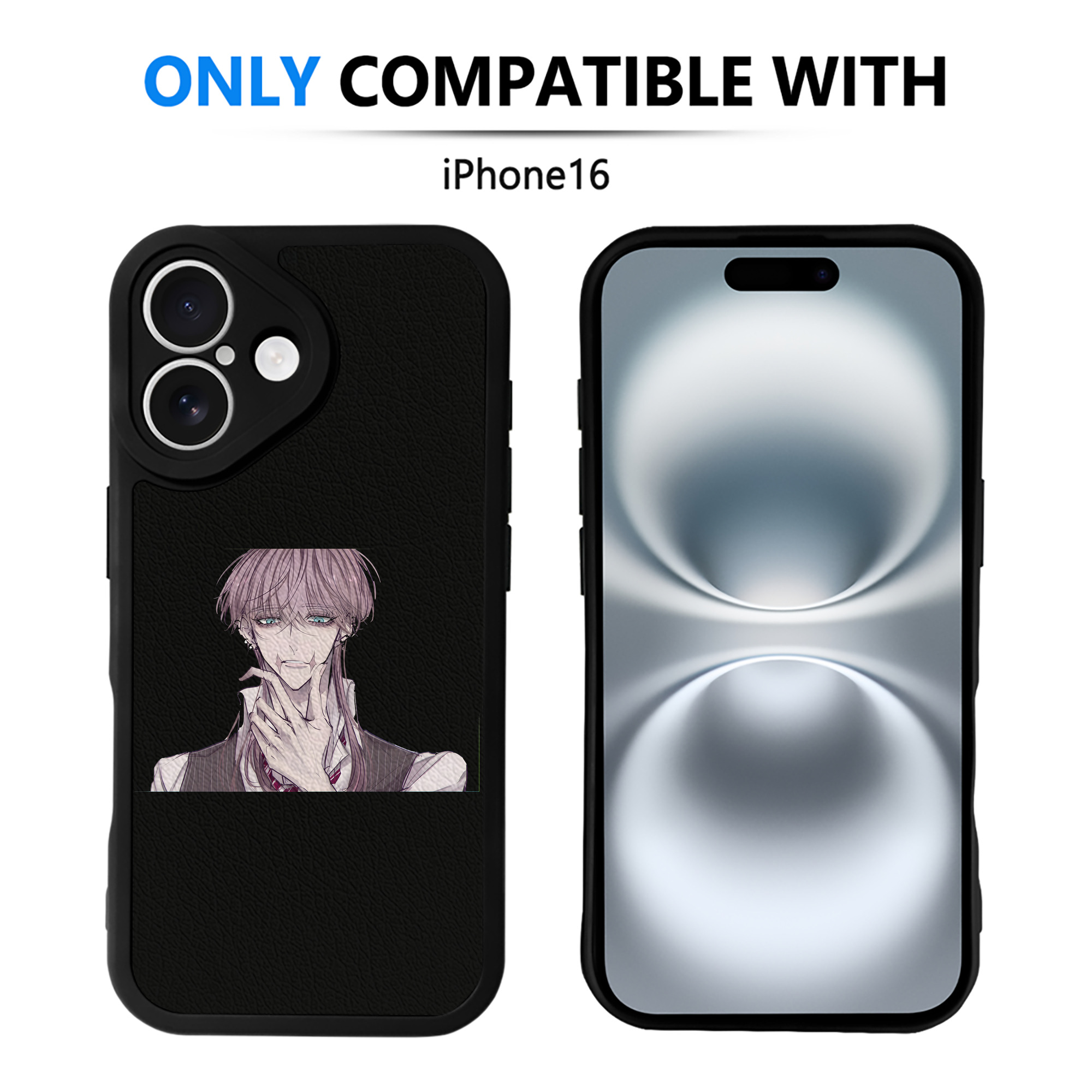 （画像用） 東京リベンジャーズ Tokyo Revengers 【iPhone 16シリーズ対応】シリコンスマホケース（レザー調） 材質：シリコン